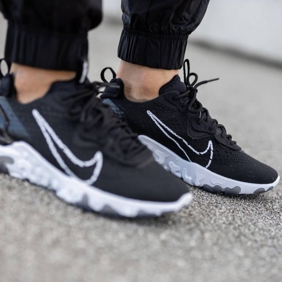 Nike React Vision D/MS/X Black White Men Lifestyle - Picture 10 of 11